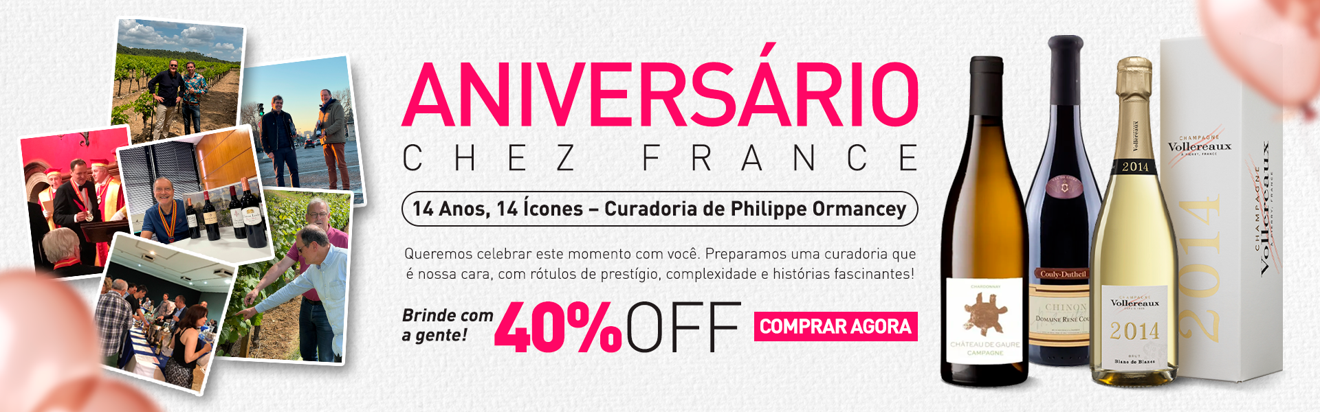 Aniversário Chez France